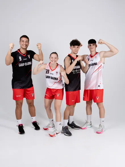 Four first-team players of CB Grup Barna