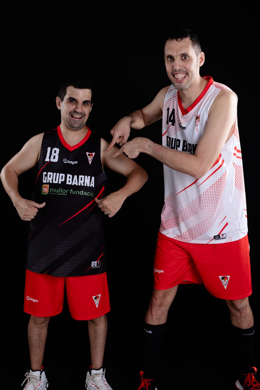 Two Barna Màgics players in the club kit